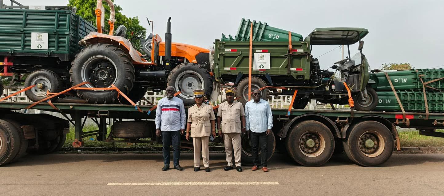 SALUBRITÉ URBAINE : M’BAHIAKRO SE DOTE D’UN IMPORTANT MATÉRIEL D’ASSAINISSEMENT GRÂCE À L’ANAGED.