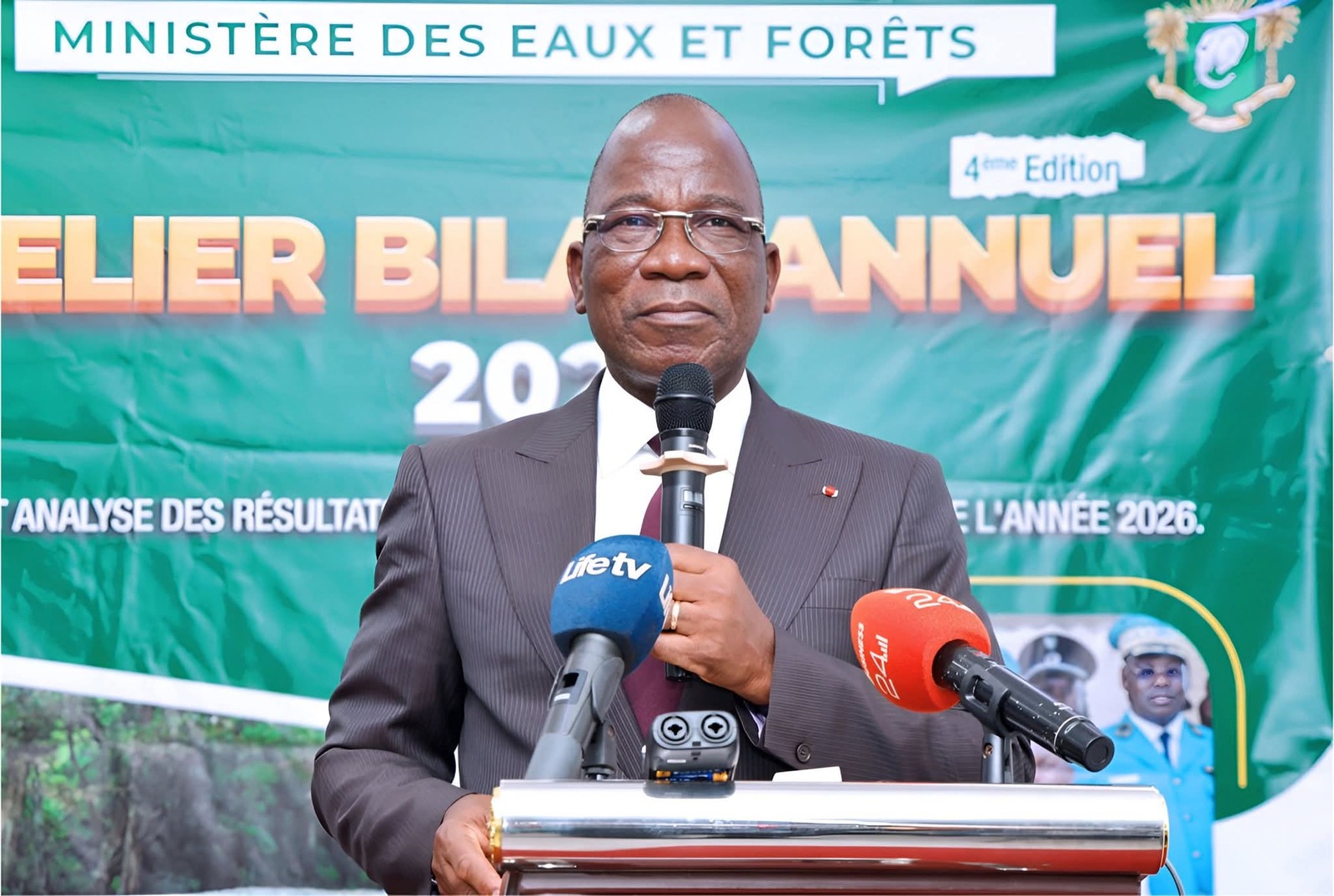 CÔTE D’IVOIRE-ABENGOUROU : LE MINISTERE DES EAUX ET FORÊTS FAIT LE POINT ET TRACE SES PRIORITÉS POUR 2026