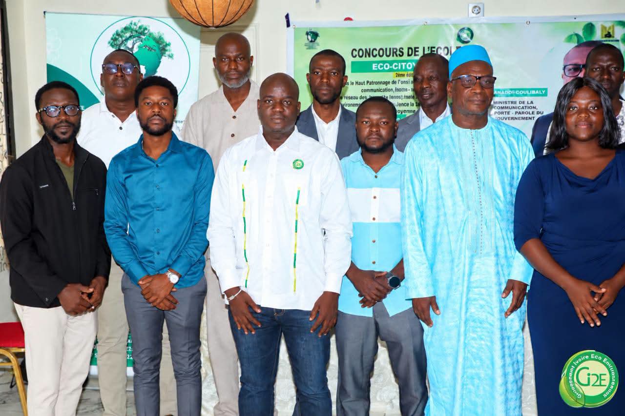 Korhogo : le RJICCE reçoit le soutien du GI2E au lancement de la deuxième édition du concours « École éco-citoyenne »
